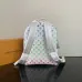 Louis Vuitton Rainbow Monogram Canvas Backpack With Gradient Color And Functional Design #A50712