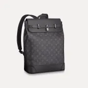 Louis Vuitton Steamer Backpack Monogram Eclipse #A23923 Louis Vuitton Steamer Backpack Monogram Eclipse #A23923