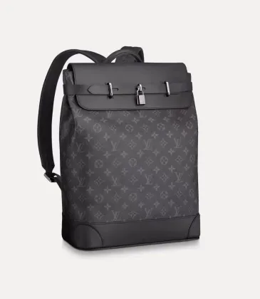 Louis Vuitton Steamer Backpack Monogram Eclipse #A23923 Louis Vuitton Steamer Backpack Monogram Eclipse #A23923