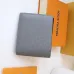 Louis Vuitton Style Slender Wallet - Monogram Taiga Leather Bifold Card Holder | 8 Card Slots + Paper Compartment (M81628) #A59492