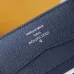 Louis Vuitton Style Slender Wallet - Monogram Taiga Leather Bifold Card Holder | 8 Card Slots + Paper Compartment (M81628) #A59492