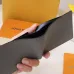 Louis Vuitton Style Slender Wallet - Monogram Taiga Leather Bifold Card Holder | 8 Card Slots + Paper Compartment (M81628) #A59492