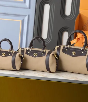 LV Beige  Brown Luxury Canvas-Leather  Chic Daily Styles bag #A60319