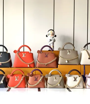 LV Capucines Mini Top Handle Crossbody Bag M28450 21×14×8CM #B67939 LV Capucines Mini Top Handle Crossbody Bag M28450 21×14×8CM #B67939