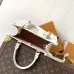 LV OnTheGo PM Monogram Leather Crossbody Tote 25×19×11.5cm #A65046
