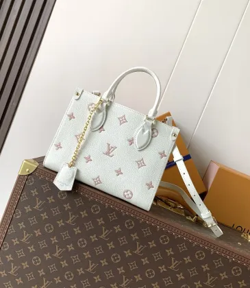 LV OnTheGo PM Monogram Leather Crossbody Tote 25×19×11.5cm #A65046