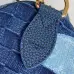 LV Original M15277 Sac Speedy Bandoulière 40 | Denim Patchwork Travel Bag with Koi Fish Motif #A60256