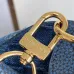 LV Original M15277 Sac Speedy Bandoulière 40 | Denim Patchwork Travel Bag with Koi Fish Motif #A60256