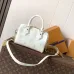 LV Speedy 20 Monogram Leather Crossbody Handbag 20.5×13.5×12cm #A65045