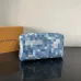 LV Speedy 30 Damoflage Print Canvas Handbag with Strap 34×22×19cm #A65043