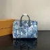 LV Speedy 30 Damoflage Print Canvas Handbag with Strap 34×22×19cm #A65043