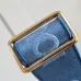 Louis Vuitton Blue Epi Leather Speedy Bag With Signature Strap And Gold Hardware size:23×17×11cm #A54067
