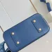 Louis Vuitton Blue Epi Leather Speedy Bag With Signature Strap And Gold Hardware size:23×17×11cm #A54067