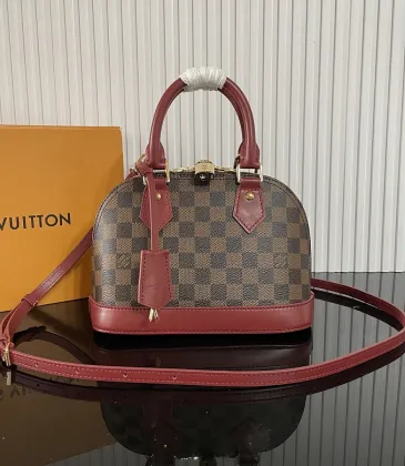 Louis Vuitton Alma BB Handbag Damier Ebene M48279 23.5x17.5x11.5cm #B69367