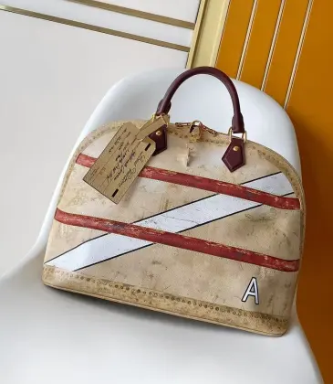 Louis Vuitton Alma Monogram Anniversary Canvas Handbag 39×30×19cm #A65034