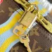 Louis Vuitton Monogram Travel Bag With Unique Striped Accent And Badge size:50×29×23cm #A53524