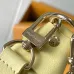 Louis Vuitton Crescent Moon Bags In Light Tones With Embossed Monogram And Charms #A50889