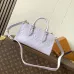 Louis Vuitton M15192 OnTheGo East West Tote Bag - Monogram Empreinte Leather (Purple) with Microchip #A60519