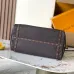 Louis Vuitton M26397 Express Medium Hobo Bag Dark Brown Calfskin Monogram Trim Crossbody Handbag #A65979