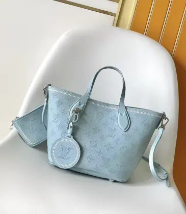 Louis Vuitton M27599 Mahina Blossom Perforated Leather Mini Tote Shoulder Crossbody Handbag #A65988