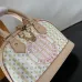 Louis Vuitton M28672 Stamp Limited Alma BB Printed Canvas Dome Top Handle Crossbody Bag #A65984