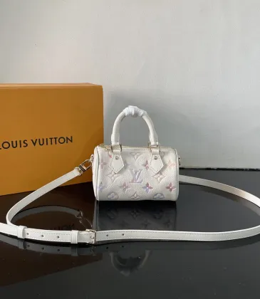 Louis Vuitton Mini Speedy Bag With Colorful Monogram Print And Adjustable Strap size:16×10×7cm #A54321 Louis Vuitton Mini Speedy Bag With Colorful Monogram Print And Adjustable Strap size:16×10×7cm #A54321