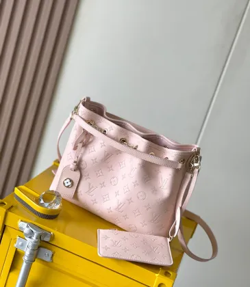 Louis Vuitton Pink Embossed Monogram Handbag Set With Matching Wallet And Charm #A50890 Louis Vuitton Pink Embossed Monogram Handbag Set With Matching Wallet And Charm #A50890