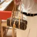 Louis Vuitton Monogram Canvas Cylinder Bag - Luxury Top-Handle Handbag with Gold-Tone Lock &amp; Signature Hardware M47031 #A58357