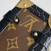 Louis Vuitton N30010 Getaway Side Trunk Croc Trim Monogram Shoulder Crossbody Handbag #A65980