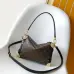 Louis Vuitton N30010 Getaway Side Trunk Croc Trim Monogram Shoulder Crossbody Handbag #A65980