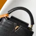 Louis Vuitton N96963 Capucines BB Croc Embossed Taurillon Leather Top Handle Crossbody Bag #A65974