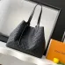 Louis Vuitton Neverfull MM Tote Bag (2 Colors) – Black/Burgundy Monogram Empreinte Leather with Gold-Tone Lock #A59173