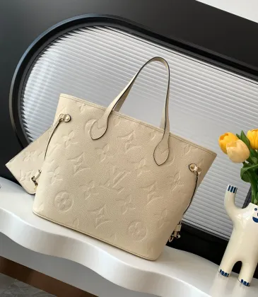 Louis Vuitton Neverfull medium shopping bag Handbag With Chip Apricot #A54896 Louis Vuitton Neverfull medium shopping bag Handbag With Chip Apricot #A54896