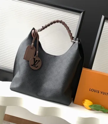 Louis Vuitton Sac Carmel Black Handbag With Chip #A54893 Louis Vuitton Sac Carmel Black Handbag With Chip #A54893