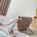 Louis Vuitton White Perforated Monogram Crossbody Bag With Pink Flower Accent And Mixed Straps #A50892