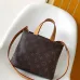 Louis Vuitton Monogram Canvas Tote Bag With Contrast Leather Handles size:25×19×11cm #A54070