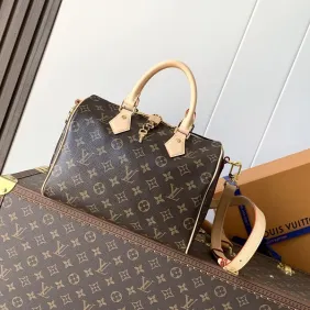 Brand L Speedy Bandoulière 25 Monogram Handbag M46977 25×19×15cm #B69350