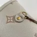 Authentic Louis Vuitton White Monogram Empreinte Neverfull MM Tote Bag M14285 #A56021