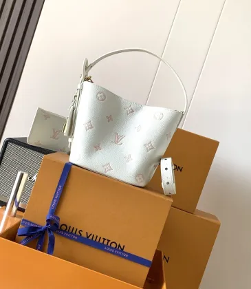 LV All In BB Monogram Leather Crossbody Bucket Bag 16×18×12cm #A65044