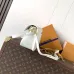 LV Diane Monogram Leather Crossbody Saddle Bag 24×15×9cm #A65049