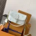 LV Diane Monogram Leather Crossbody Saddle Bag 24×15×9cm #A65049