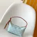 LV Original M28250 Hills Pochette | Blue Denim Underarm Bag 18.5 cm #A60253