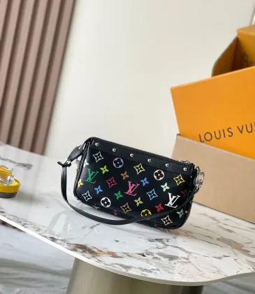 Louis Vuitton Multicolor Monogram Bag With Studded Hardware And Stylish Design #A50329