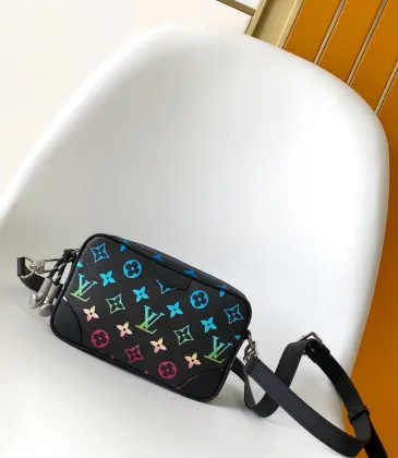 Louis Vuitton Black Multicolor Monogram Crossbody Bag With Adjustable Strap size:20×13×6cm #A54071 Louis Vuitton Black Multicolor Monogram Crossbody Bag With Adjustable Strap size:20×13×6cm #A54071