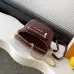 Louis Vuitton Coussin PM Crossbody Bag – Burgundy Monogram Empreinte Leather with Gold-Tone Hardware #A59169