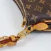 Louis Vuitton Liv Pochette Handbag (M83008) - Monogram Canvas, Detachable Chain/Strap, 24.5×13.5×6.5cm #A60000