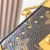 Louis Vuitton M13147 Slim Trunk Monogram Canvas Mini Chain Crossbody Handbag #A65999