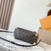 Louis Vuitton M13147 Slim Trunk Monogram Canvas Mini Chain Crossbody Handbag #A65999