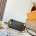 Louis Vuitton M13147 Slim Trunk Monogram Canvas Mini Chain Crossbody Handbag #A65999