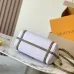 Louis Vuitton M27275 Express Mini Hobo Bag Pastel Purple Calfskin Monogram Trim Crossbody Handbag #A65978